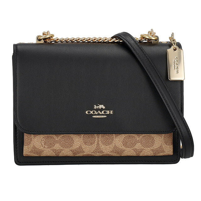 コーチ ショルダーバッグ レディース ブランド COACH CV978 ベージュ/ブラック CV978-IMXB2-1