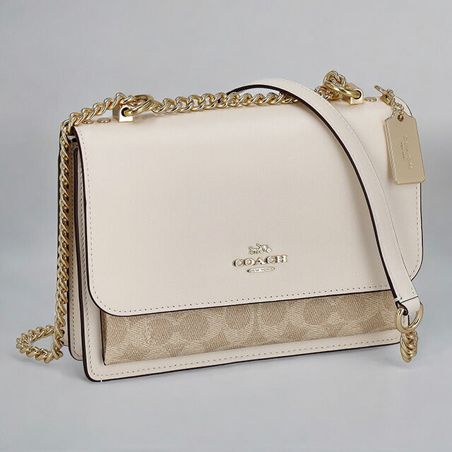 コーチ ショルダーバッグ レディース ブランド COACH CV978 ライトベージュ/ホワイト CV978-IMXDM-1