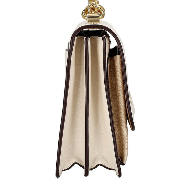 コーチ ショルダーバッグ レディース ブランド COACH CV978 ライトベージュ/ホワイト CV978-IMXDM-1