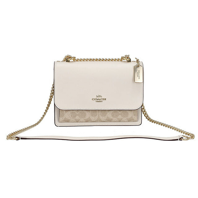 コーチ ショルダーバッグ レディース ブランド COACH CV978 ライトベージュ/ホワイト CV978-IMXDM-1