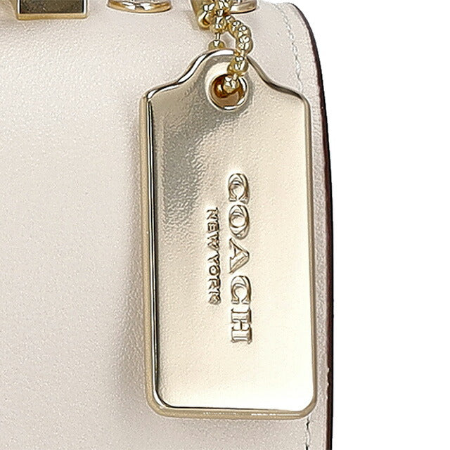 コーチ ショルダーバッグ レディース ブランド COACH CV978 ライトベージュ/ホワイト CV978-IMXDM-1