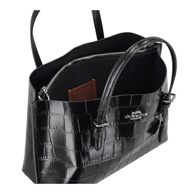 コーチ トートバッグ レディース ブランド COACH Myanmar CW017 SV/BK ブラック 軽量 手提げ 高級 おしゃれ プレゼント 女性 実用的 かわいい
