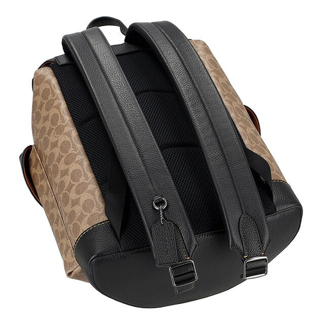 コーチ バックパック メンズ ブランド COACH CW211 ライトブラウン/ブラック CW211-QBNRX-1