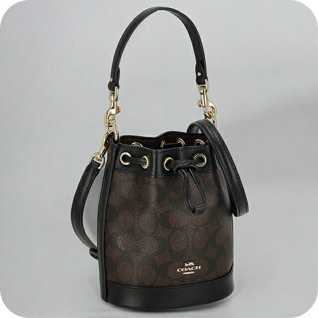 コーチ ハンドバッグ レディース ブランド COACH CW299 ブラウン/ブラック CW299-IMXAQ-1