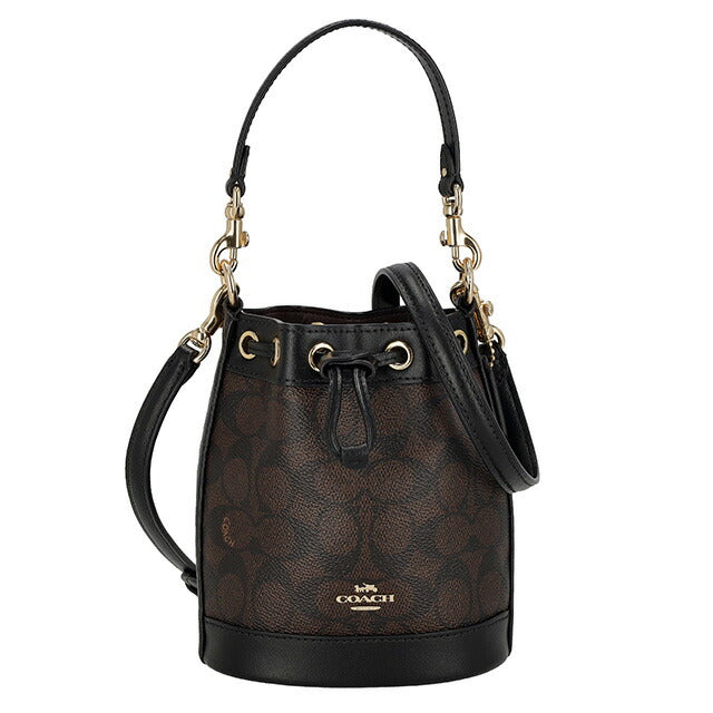 コーチ ハンドバッグ レディース ブランド COACH CW299 ブラウン/ブラック CW299-IMXAQ-1