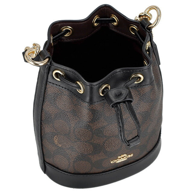 コーチ ハンドバッグ レディース ブランド COACH CW299 ブラウン/ブラック CW299-IMXAQ-1