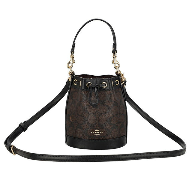 コーチ ハンドバッグ レディース ブランド COACH CW299 ブラウン/ブラック CW299-IMXAQ-1