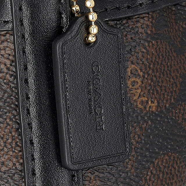 コーチ ハンドバッグ レディース ブランド COACH CW299 ブラウン/ブラック CW299-IMXAQ-1