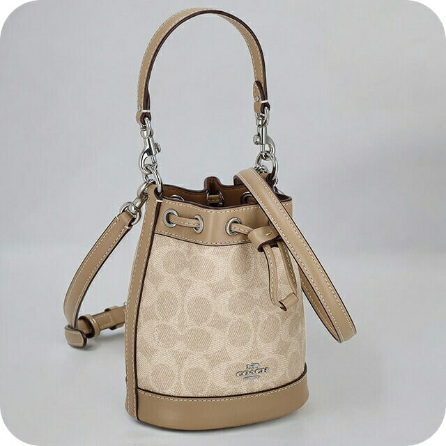 コーチ ハンドバッグ レディース ブランド COACH CW299 ライトベージュ/ベージュ CW299-SVPWH-1