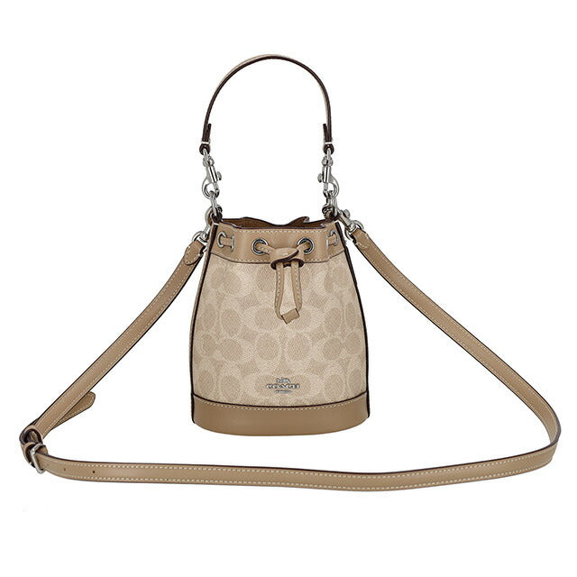 コーチ ハンドバッグ レディース ブランド COACH CW299 ライトベージュ/ベージュ CW299-SVPWH-1