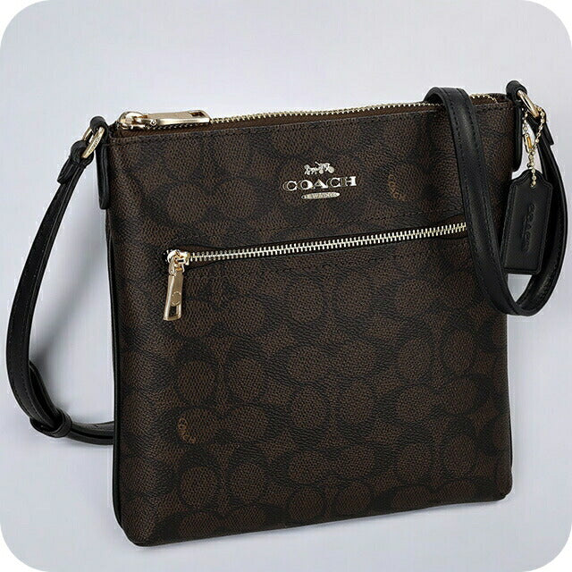 コーチ ショルダーバッグ レディース ブランド COACH シグネチャー CW325 IMXAQ ウォルナット/ブラック CW325-IMXAQ-1