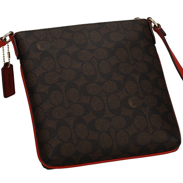 コーチ ショルダーバッグ レディース ブランド COACH シグネチャー CW325 IMXD0 ダークブラウン CW325-IMXD0-1