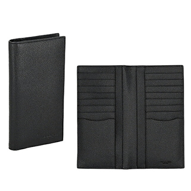 コーチ 長財布 メンズ ブランド COACH レザー CW355 ブラック CW355-BLK-1