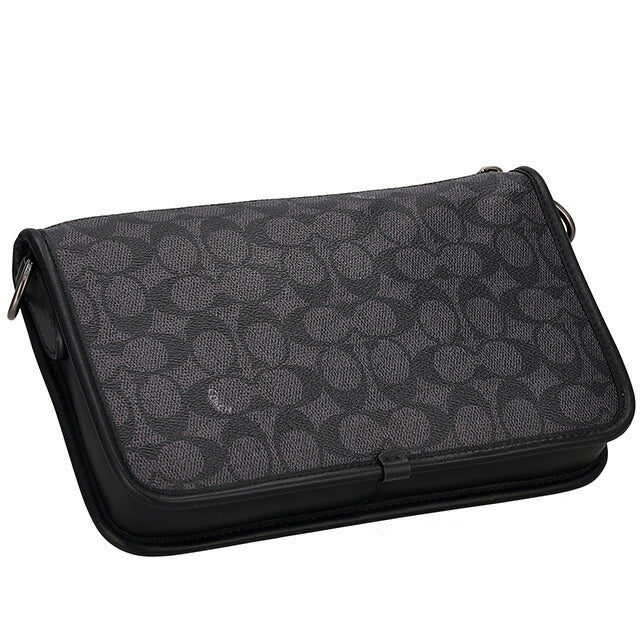 コーチ ショルダーバッグ メンズ ブランド COACH シグネチャー CW373 QBMI5 チャコールグレー/ブラック CW373-QBMI5-1