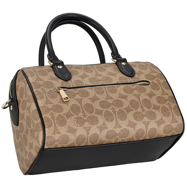 コーチ ハンドバッグ レディース ブランド COACH CW376 ベージュ/ブラック CW376-IMQRX-1