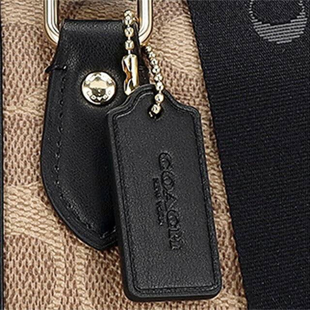 コーチ ハンドバッグ レディース ブランド COACH CW376 ベージュ/ブラック CW376-IMQRX-1