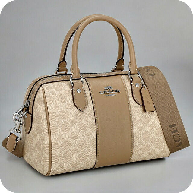 コーチ ハンドバッグ レディース ブランド COACH CW376 ライトベージュ/ベージュ CW376-SVPWH-1