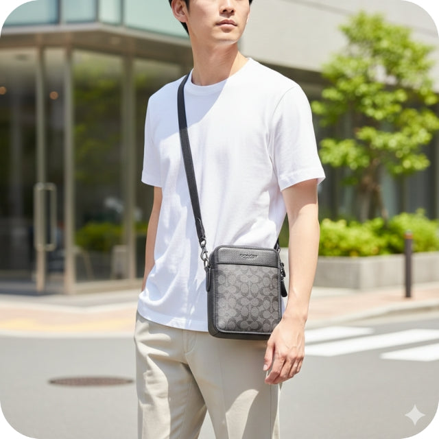 Coach Shoulder Bag Men&