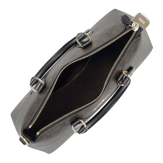 コーチ ハンドバッグ レディース ブランド COACH CW422 ブラウン/ブラック CW422-IMXAQ-1