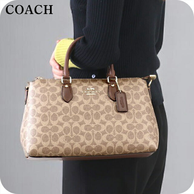 コーチ ハンドバッグ レディース ブランド COACH CW422 ベージュ/ライトブラウン CW422-IMXHE-1