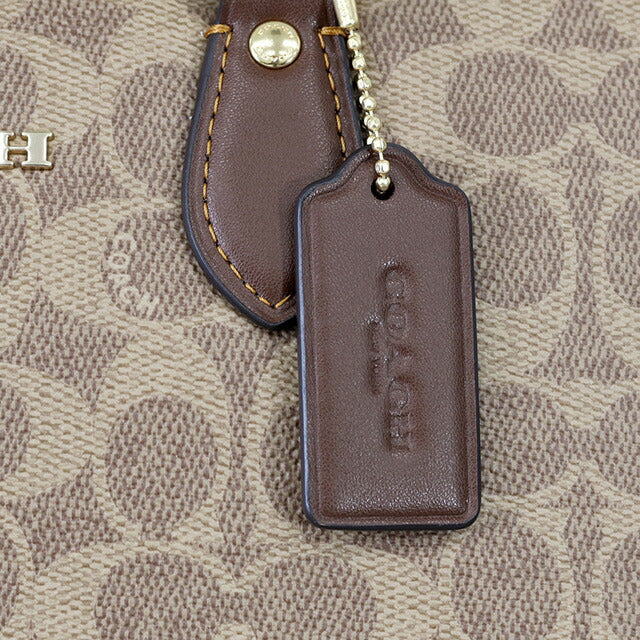 コーチ ハンドバッグ レディース ブランド COACH CW422 ベージュ/ライトブラウン CW422-IMXHE-1