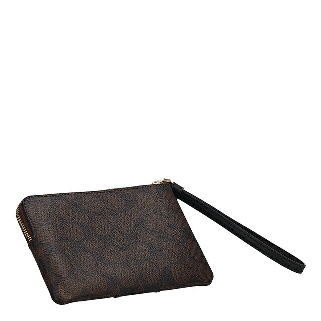 コーチ ポーチ レディース ブランド COACH Vietnam CW854 IMXAQ ダークブラウン/ブラック