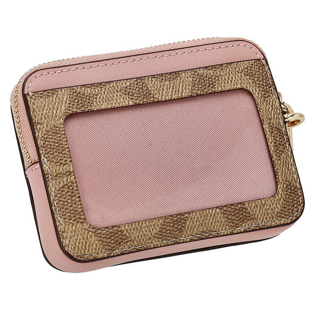 コーチ コインケース メンズ レディース ブランド COACH CW883 ブラウン/ピンク CW883-IMXB0-1