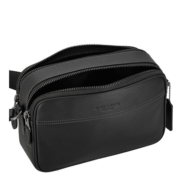 コーチ ショルダーバッグ メンズ ブランド COACH CX140 QB/BK ブラック 斜めがけ ブランド 高級 おしゃれ プレゼント 男性 実用的 かっこいい