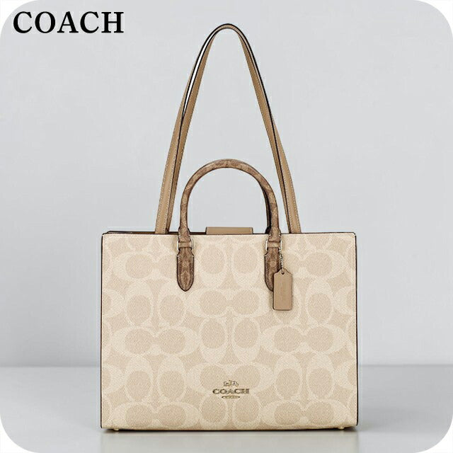 コーチ　トートバッグ コーチ トートバッグ レディース カーゴ トート 26 ベージュ COACH