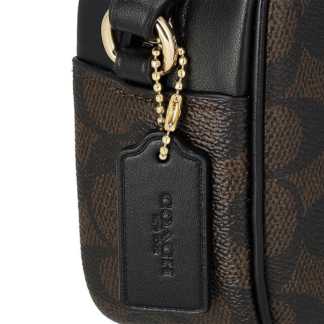 コーチ ショルダーバッグ レディース ブランド COACH CY752 ウォルナット/ブラック CY752-IMXAQ-1