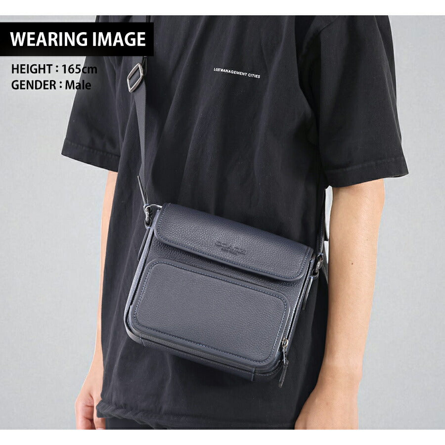 コーチ ショルダーバッグ メンズ ブランド COACH CY800 QBBHP ネイビー CY800-QBBHP-1