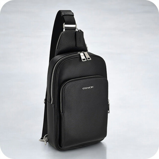 コーチ ボディバッグ メンズ ブランド COACH CY833 ブラック CY833-SV-BK-1