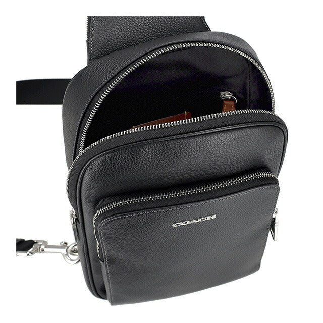 コーチ ボディバッグ メンズ ブランド COACH CY833 ブラック CY833-SV-BK-1