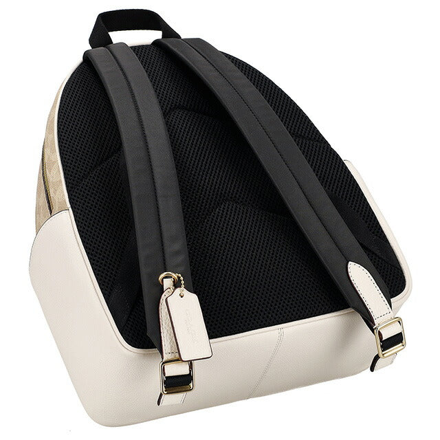 コーチ バックパック メンズ レディース ブランド COACH CZ176 IMXDM ライトベージュ/ホワイト CZ176-IMXDM-1