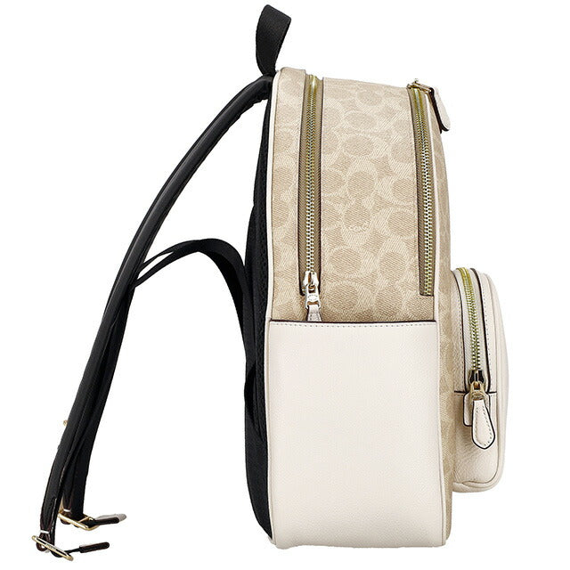 コーチ バックパック メンズ レディース ブランド COACH CZ176 IMXDM ライトベージュ/ホワイト CZ176-IMXDM-1