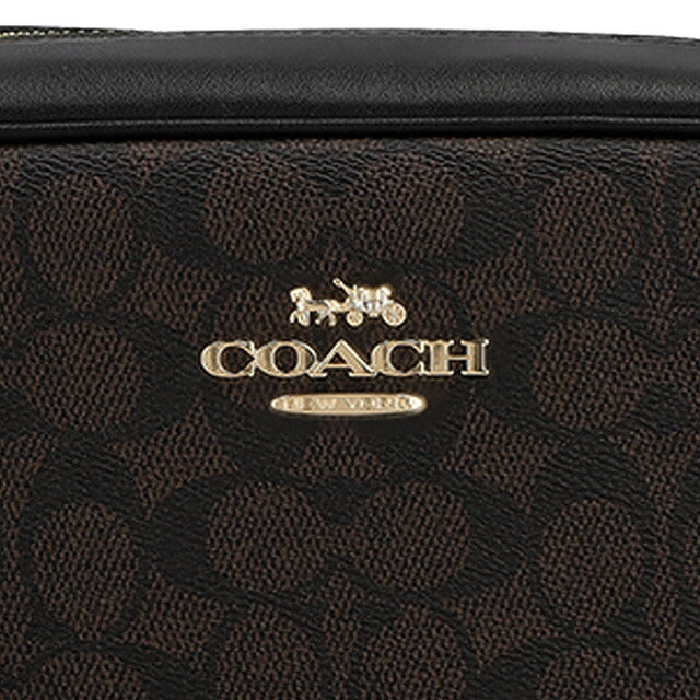 コーチ ショルダーバッグ レディース ブランド COACH CZ186 IMXAQ ダークブラウン/ブラック 斜めがけ 高級 おしゃれ プレゼント 女性 実用的 かわいい