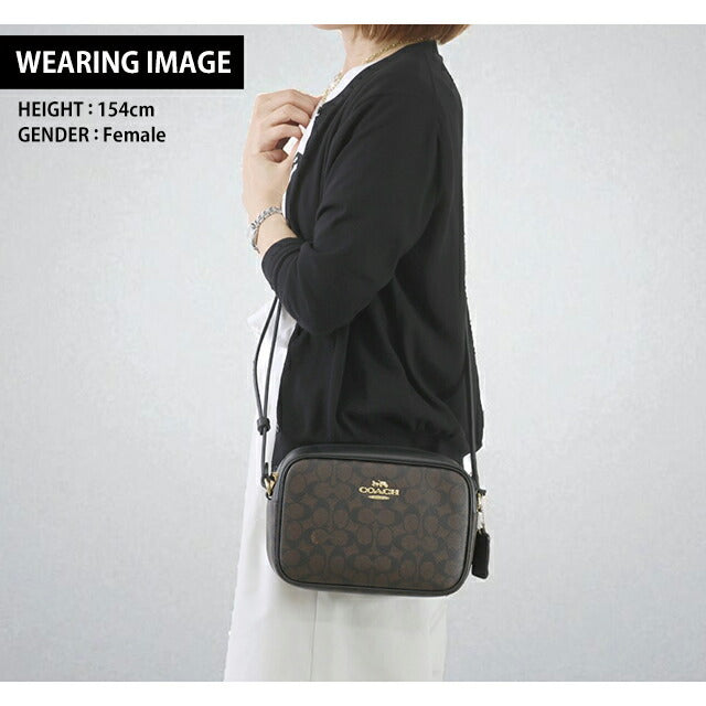 コーチ ショルダーバッグ レディース ブランド COACH CZ186 IMXAQ ダークブラウン/ブラック 斜めがけ 高級 おしゃれ プレゼント 女性 実用的 かわいい