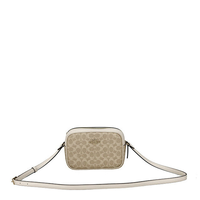 コーチ ショルダーバッグ レディース ブランド COACH CZ186 IMXDM ライトベージュ/ホワイト 斜めがけ 高級 おしゃれ プレゼント 女性 実用的 かわいい