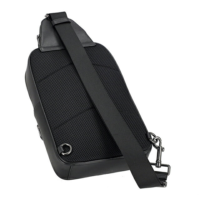 コーチ ボディバッグ メンズ ブランド COACH Philippines CZ393 QBMI5 ブラック/チャコール 斜めがけ 軽量 小さめ ブランド 高級 おしゃれ プレゼント 男性 実用的 かっこいい