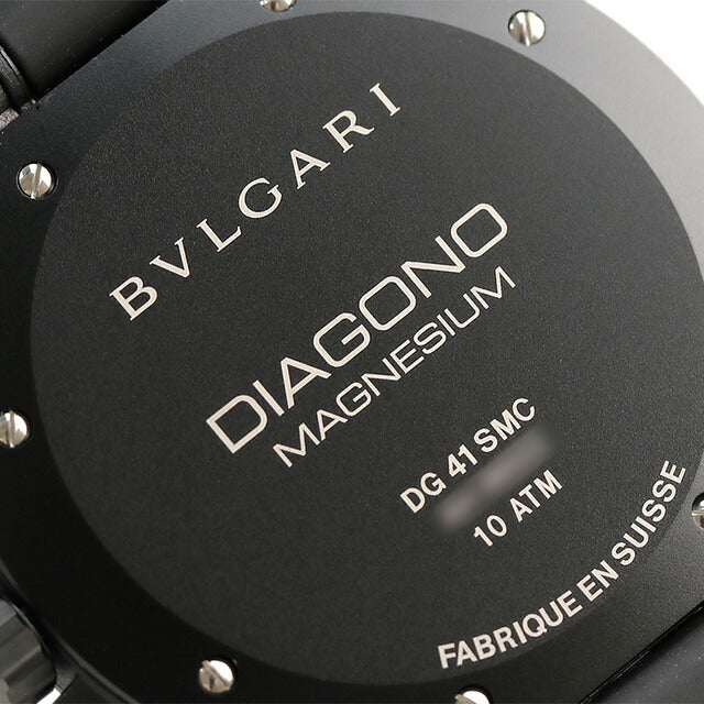 ブルガリ 時計 ディアゴノ マグネシウム 41MM 自動巻き 機械式 DG41C14SMCVD 腕時計 ブランド シルバー メンズ DG41C14SMCVD