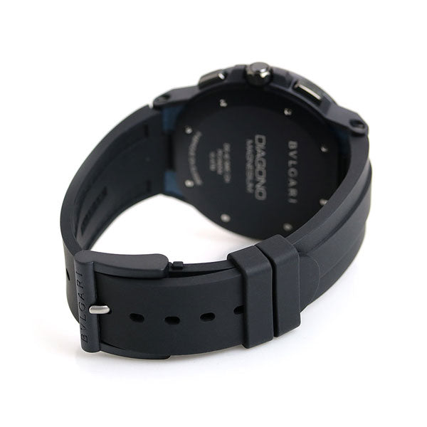 ブルガリ ディアゴノ マグネシウム 45mm クロノグラフ メンズ 腕時計 ブランド DG42C3SMCVDCH ブラック DG42C3SMCVDCH