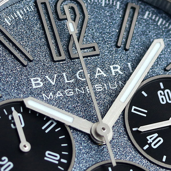 ブルガリ ディアゴノ マグネシウム 45mm クロノグラフ メンズ 腕時計 ブランド DG42C3SMCVDCH ブラック DG42C3SMCVDCH