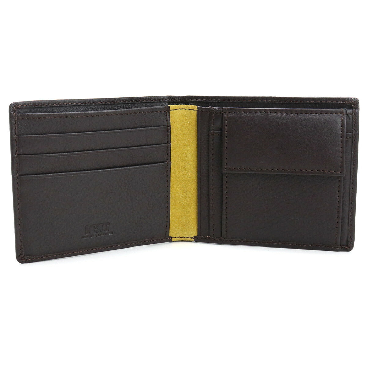 ディーゼル 二つ折り財布 メンズ レザー インド X08424 ブラウン系 財布 DIEX08424011