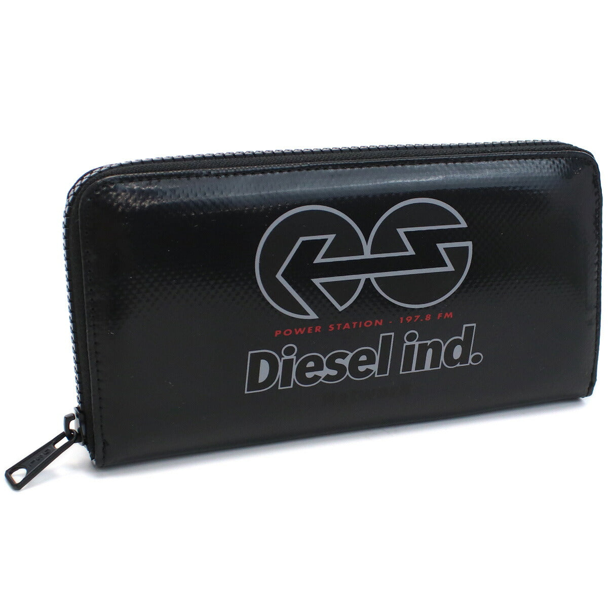 ディーゼル 長財布ラウンドファスナー メンズ ポリ塩化ビニル X08995 ブラック 財布 DIEX08995011