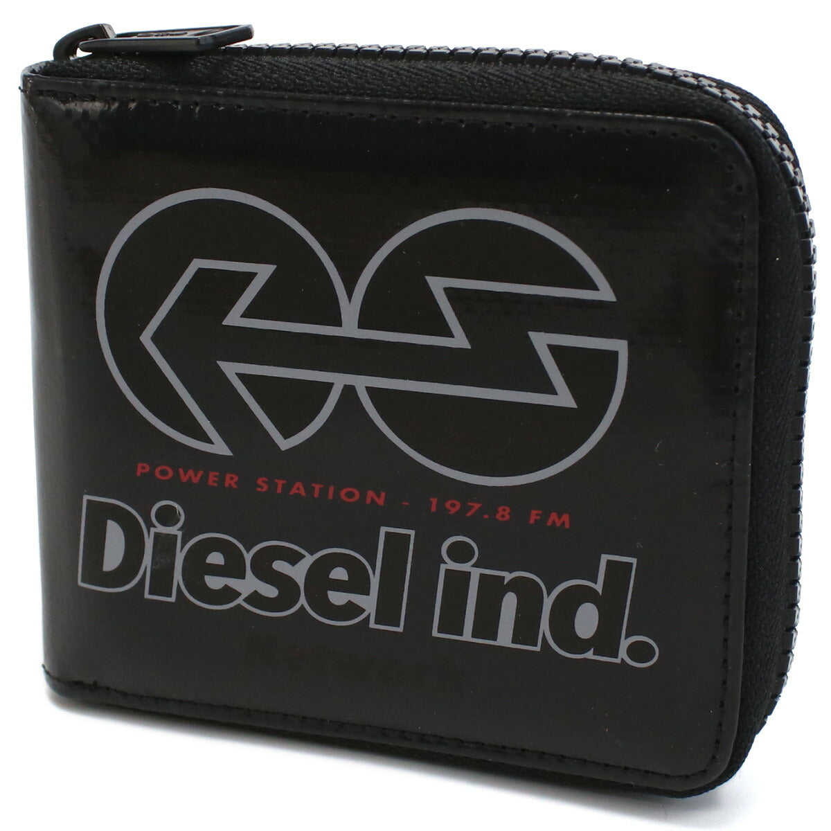 ディーゼル 二つ折り財布 メンズ ポリ塩化ビニル X08996 ブラック 財布 DIEX08996011