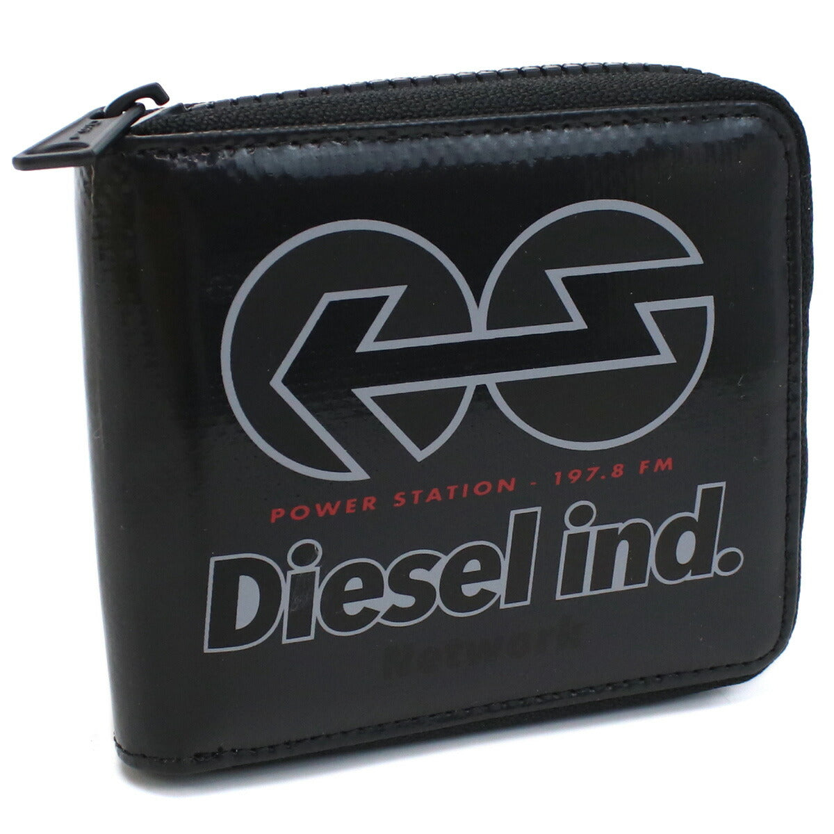 ディーゼル 二つ折り財布 メンズ ポリ塩化ビニル X08996 ブラック 財布 DIEX08996011
