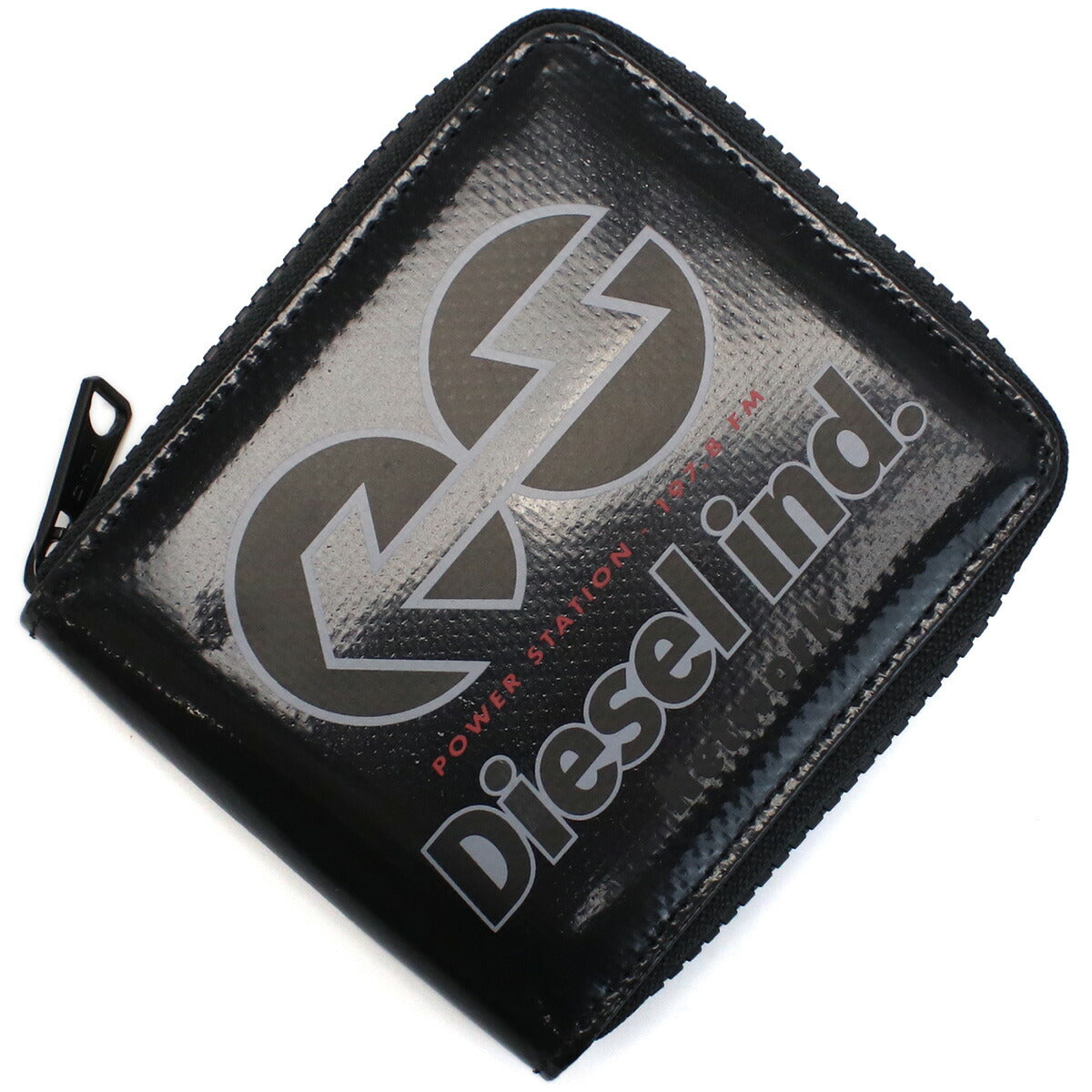 ディーゼル 二つ折り財布 メンズ ポリ塩化ビニル X08996 ブラック 財布 DIEX08996011