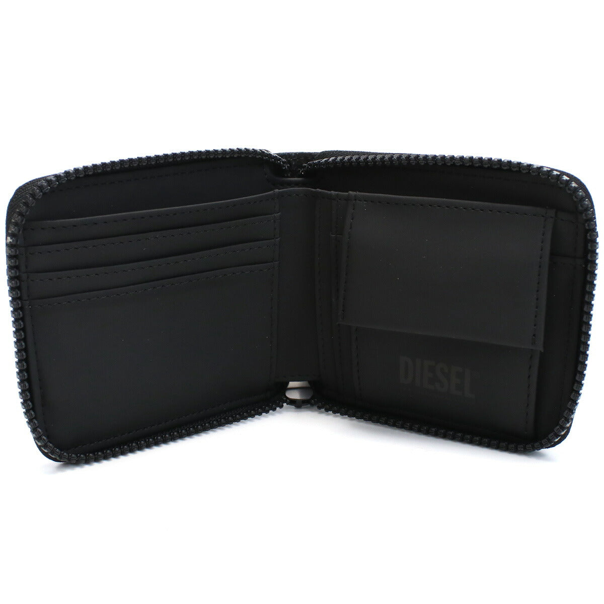 ディーゼル 二つ折り財布 メンズ ポリ塩化ビニル X08996 ブラック 財布 DIEX08996011