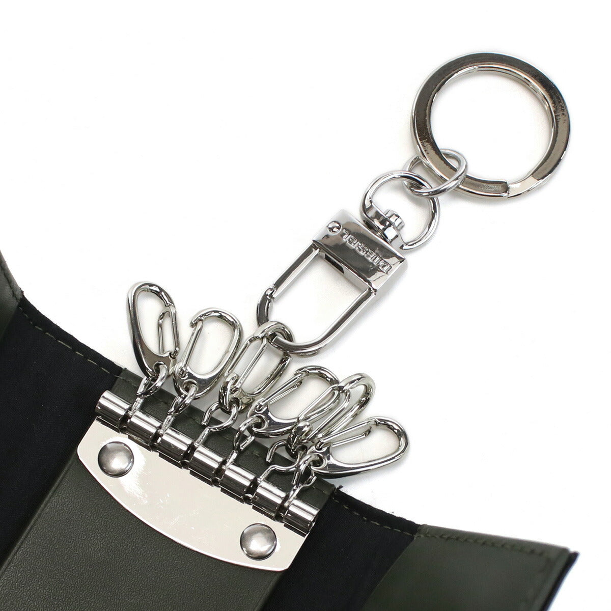 ディーゼル 6連キーケース メンズ レザー インド X09010 ブラック 小物 DIEX09010011