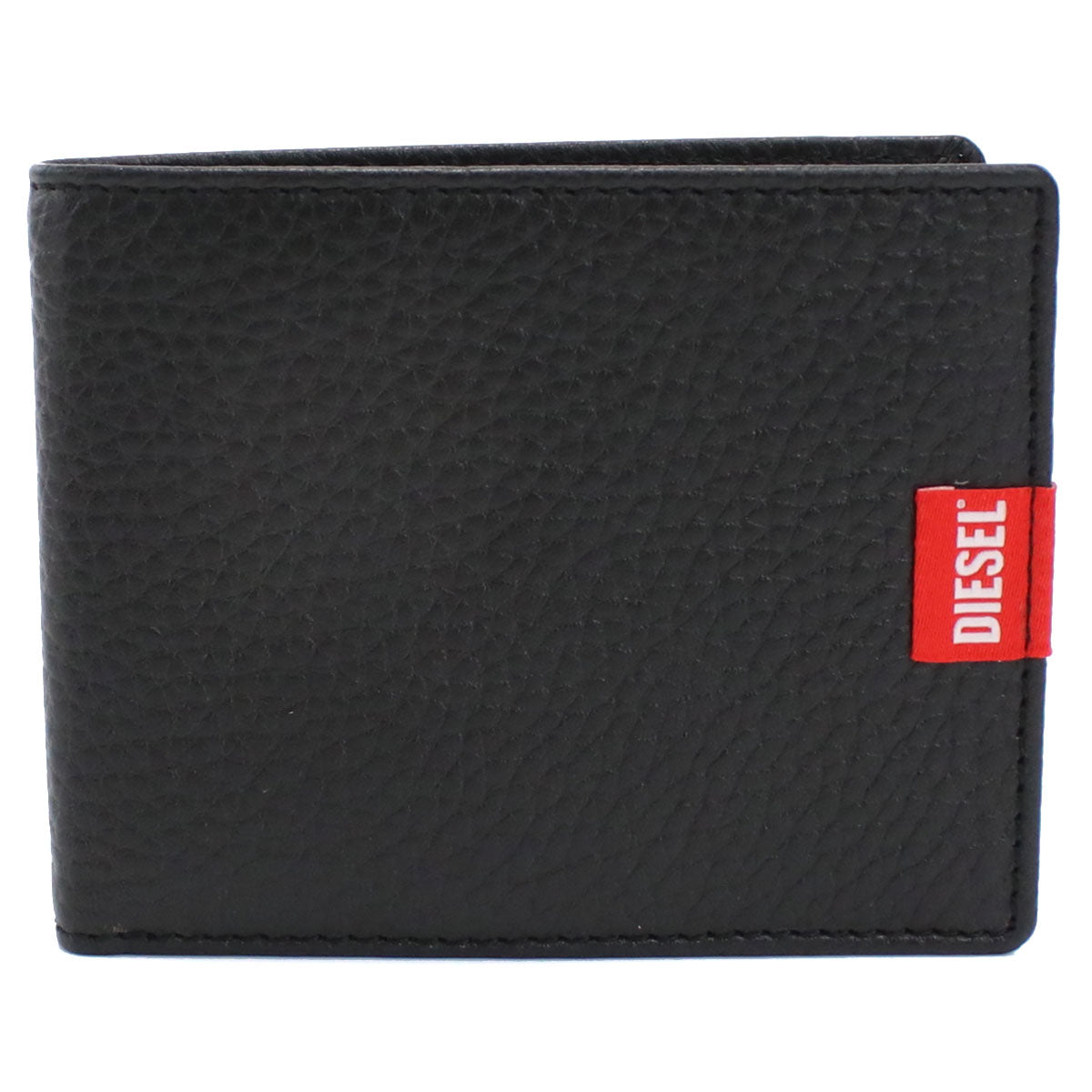 ディーゼル 二つ折り財布 メンズ レザー インド X09012 ブラック 財布 DIEX09012011